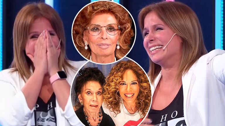 La desopilante confusión de Fernanda Vives entre Sofía Loren y Coca Calabró