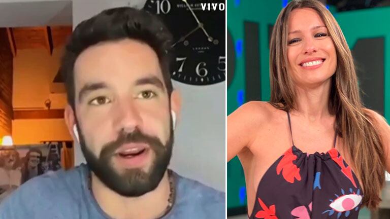 Agustín Sierra fue al frente, tras el pícaro comentario de Pampita
