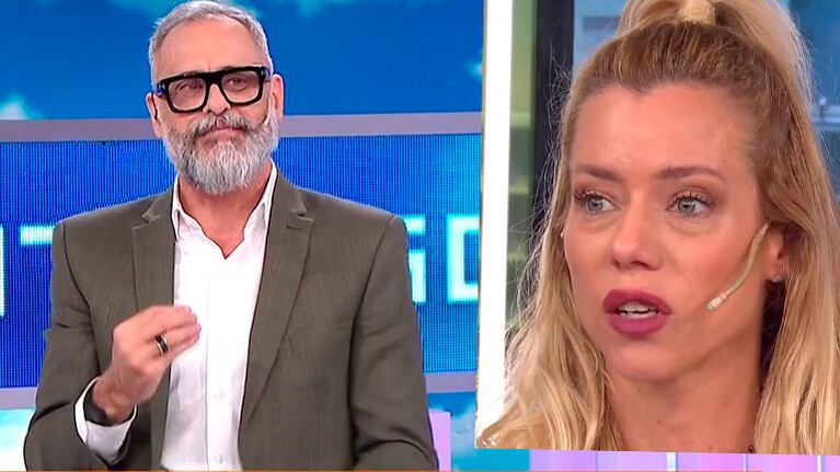 ¡Fue por más! Jorge Rial, duro con Nicole Neumann al verla tratar la cámara oculta contra Fabián Cubero en su programa