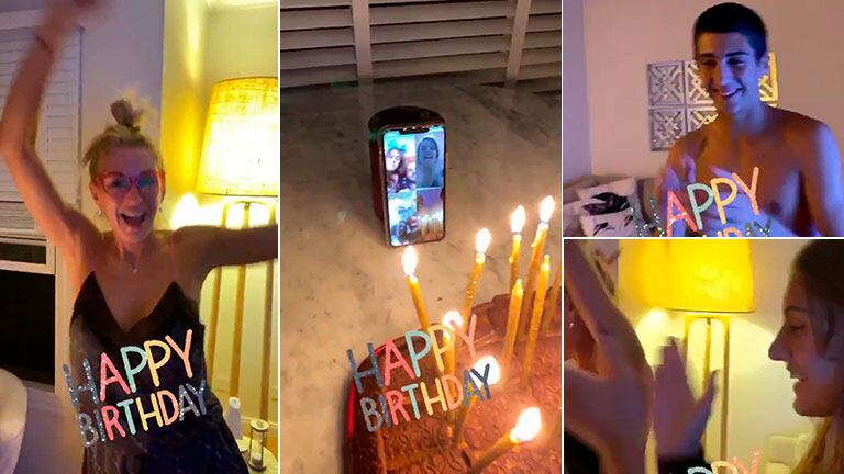 ¡No faltó amor! El video del cumple súper íntimo de Yanina Latorre por el coronavirus
