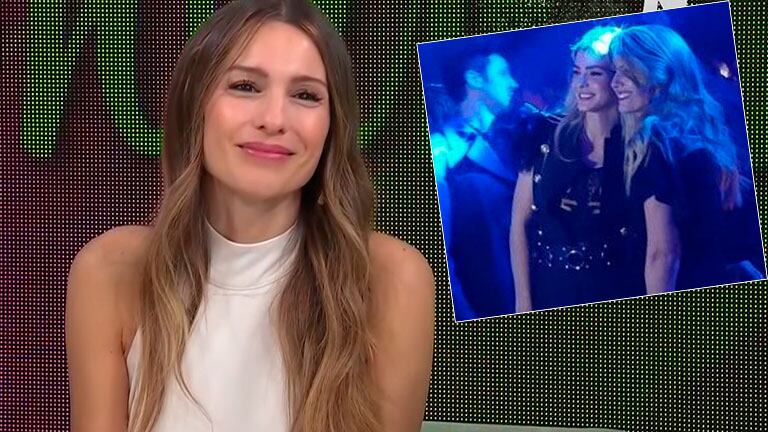 A Pampita le mencionaron los sorpresivos encuentros en la fiesta de Polka: su reacción