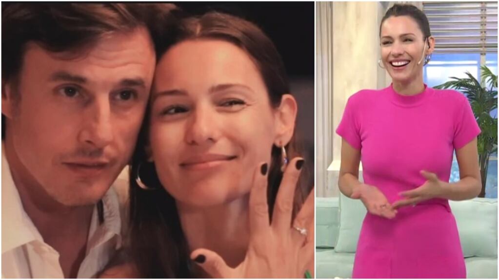 Pampita y la tradición de llegar al casamiento con "algo nuevo, algo usado, algo azul y algo prestado"