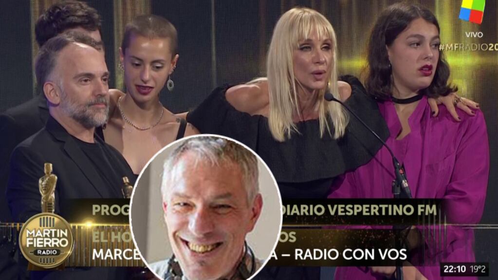 El palito de Carla Czudnowsky a APTRA, luego de que Marcelo Zlotogwiazda fuera premiado en los Martín Fierro de Radio 2019