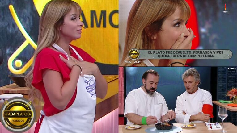 Fernanda Vives, la primera eliminada de Pasaplatos Famosos: "Lo di todo, estoy conforme con lo que hice"