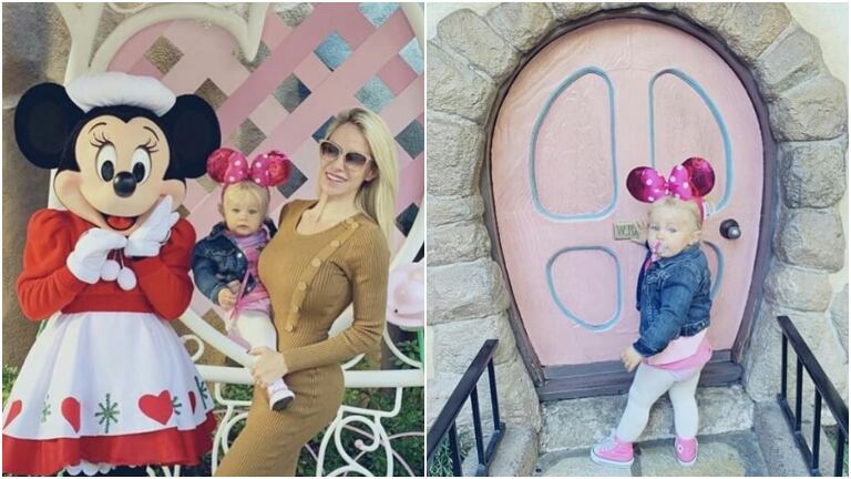 Los primeros pasos de Matilda, la hija de Luciana Salazar, en Disney