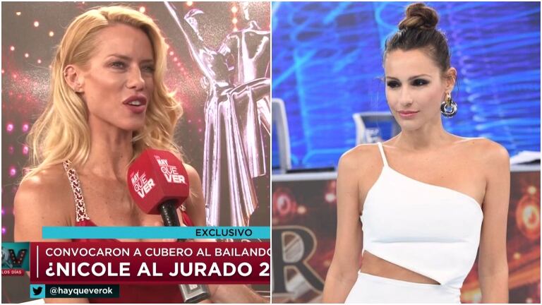 La respuesta de Nicole Neumann cuando le preguntaron si aceptaría compartir jurado con Pampita en el Bailando