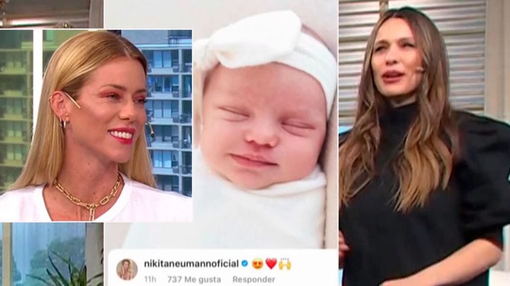 La reacción de Pampita a los sorpresivos likes de Nicole Neumann a su beba en redes