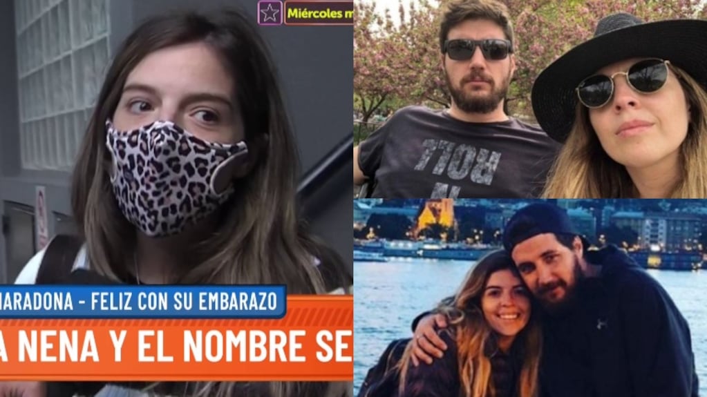 El insólito nombre que quiere el marido de Dalma Maradona para su beba en camino