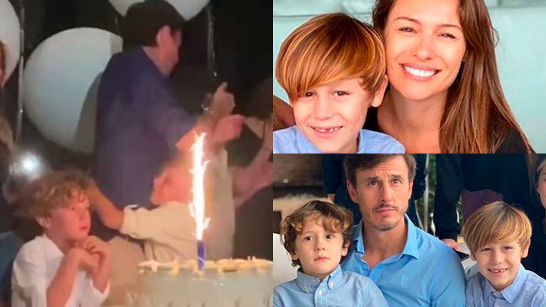 El dulce abrazo del hijo de Pampita, Beltrán Vicuña, a Roberto García Moritán