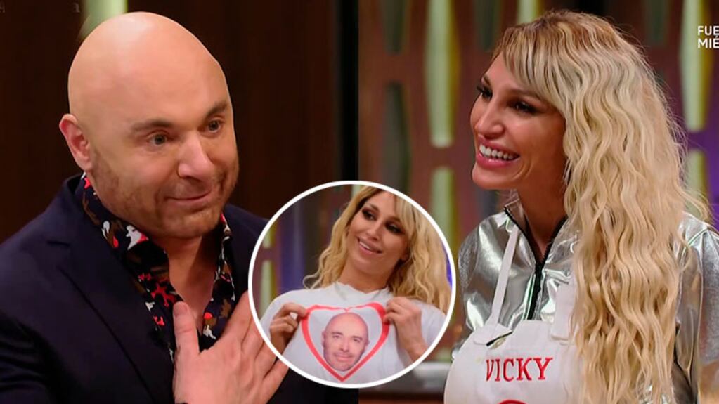 Vicky Xipolitakis volvió a la carga con Germán Martitegui en MasterChef Celebrity