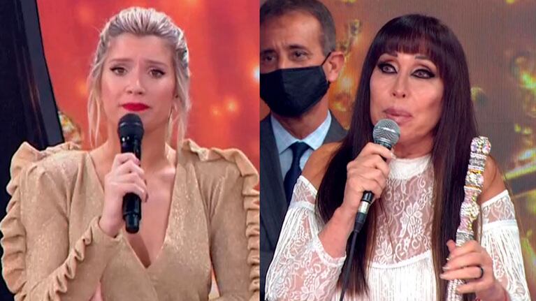 Moria Casán y Laurita Fernández se cruzaron en vivo en Cantando 2020