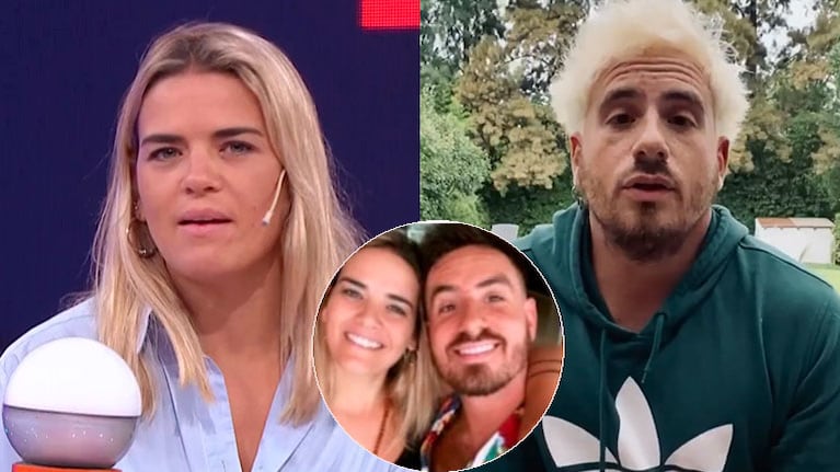 Mica Vázquez y un mensaje de apoyo al aire para Fede Bal