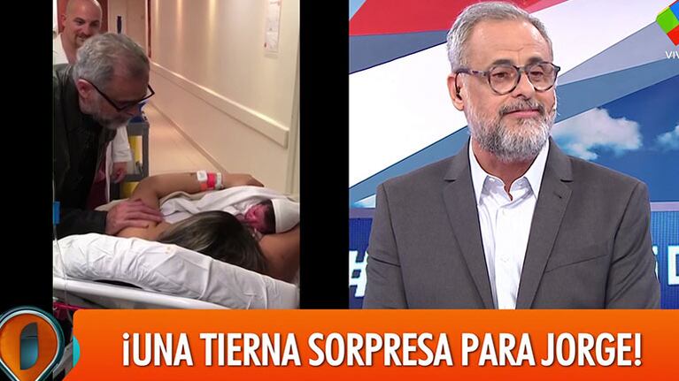 El emotivo momento en el que Jorge Rial conoció a su nieto, Francesco Benicio: “No lo podía creer”