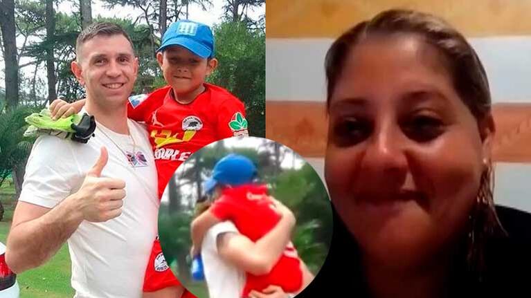 Habló la mamá de los nenes que protagonizaron el encuentro antológico con Dibu Martínez