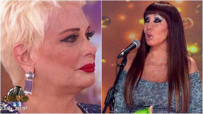 Carmen Barbieri se quebró en el Cantando luego de que Moria Casán le piropeara su cambio físico: "Me costó mucho volver a ser yo"