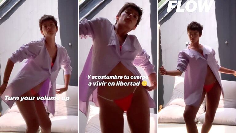 Calu Rivero compartió un nuevo exótico baile en ropa interior: “Acostumbrá tu cuerpo a vivir en libertad”