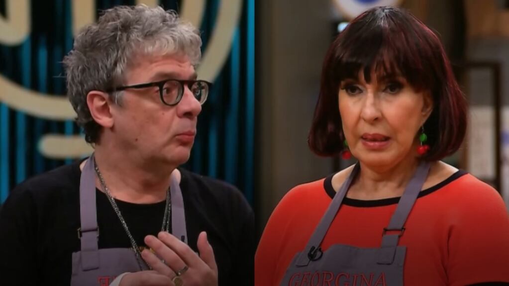 Picante reacción de Juanse a Georgina Barbarossa cuando ella le dijo que estaba con culpa por ser salvada por el jurado de MasterChef: "Tenela"