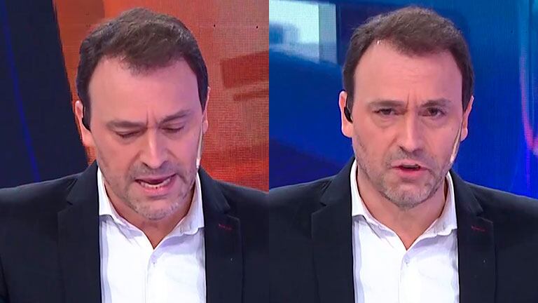 Adrián Pallares lloró al aire en Intrusos por la pandemia