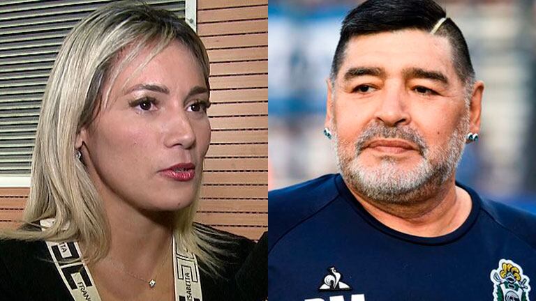 Rocío Olvia hizo referencia a cómo quedó su relación con el entorno de Diego Maradona tras su fallecimiento
