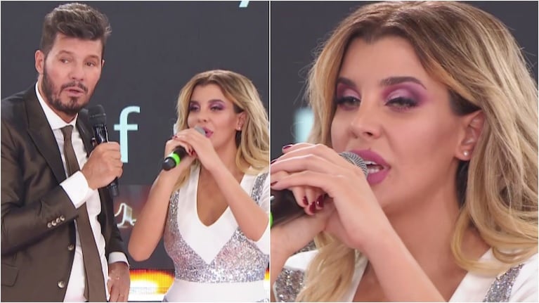 Charlotte Caniggia cantó a capella en su debut en el Súper Bailando