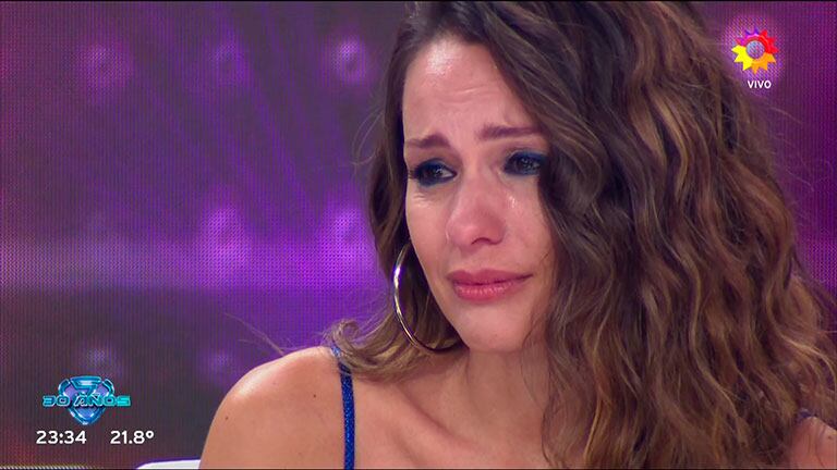 La desgarradora imagen de Pampita, desconsolada en la segunda semifinal del Súper Bailando