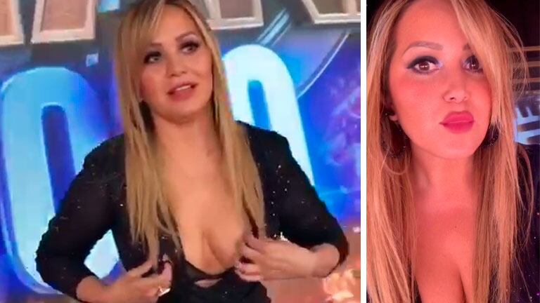El súper escote "al borde del abismo" de Karina la Princesita