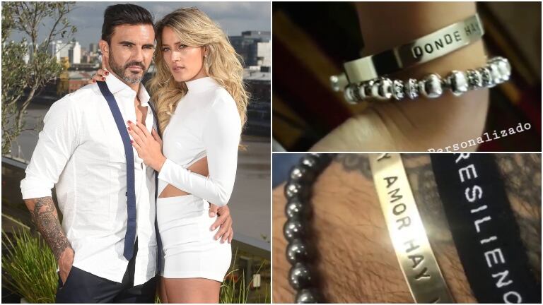 La pulsera personalizada que Mica Viciconte y Cubero comparten, a dos años de salir