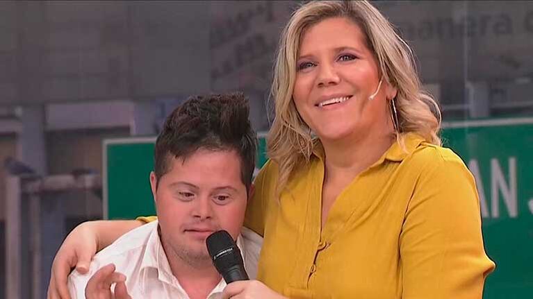 Dominique Metzger compartió un divertido momento al aire con su hermano “Gusa”