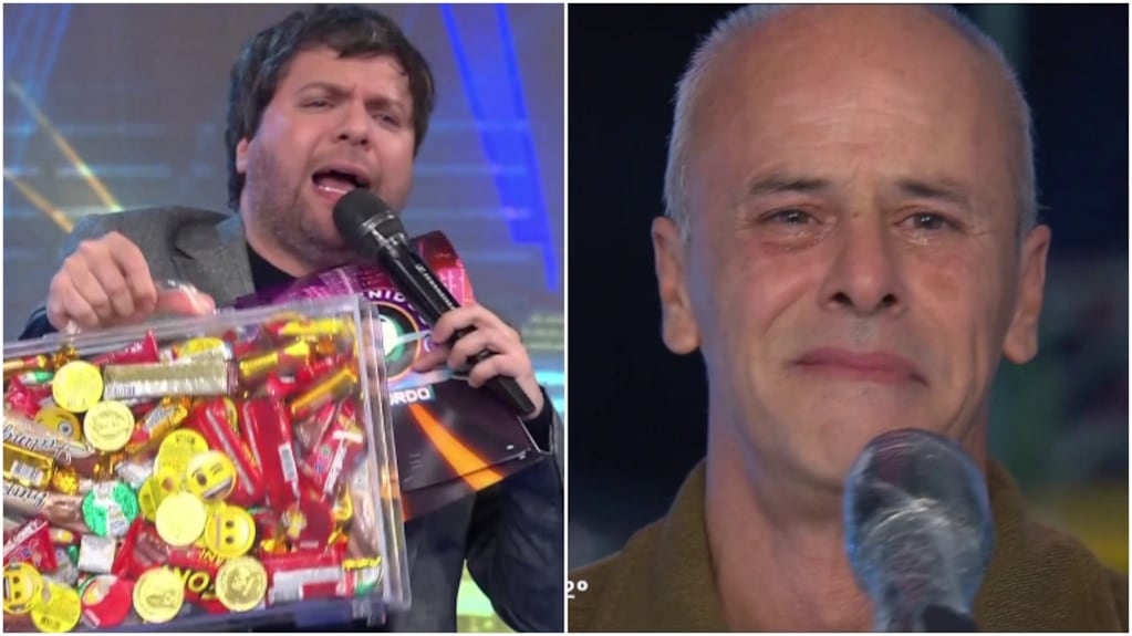 Guido Kaczka decidió darle un regalo a un participante en Bienvenidos a bordo y lo emocionó con su gesto