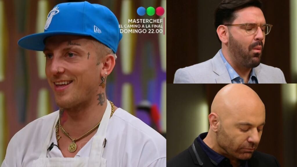 El Polaco habló de su descompuesta en la semifinal de MasterChef: "Estoy apretando las piernas para que no salga nada"