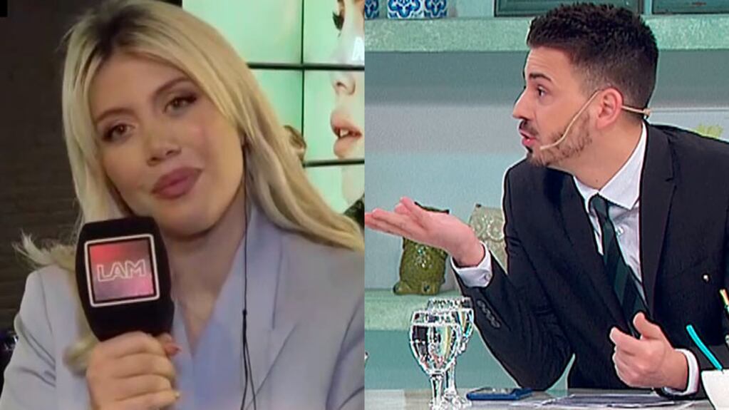 Pampito opinó acerca de la apariencia de Wanda Nara, recientemente llegada al país: "Parece cara de filtro"