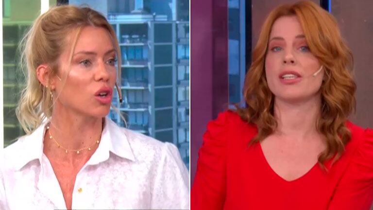  Tenso cruce de Nicole Neumann y Agustina Kämpfer en Nosotros a la Mañana