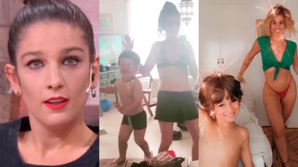 Juana Repetto subió un video bailando con su hijo y defendió a Jimena Barón