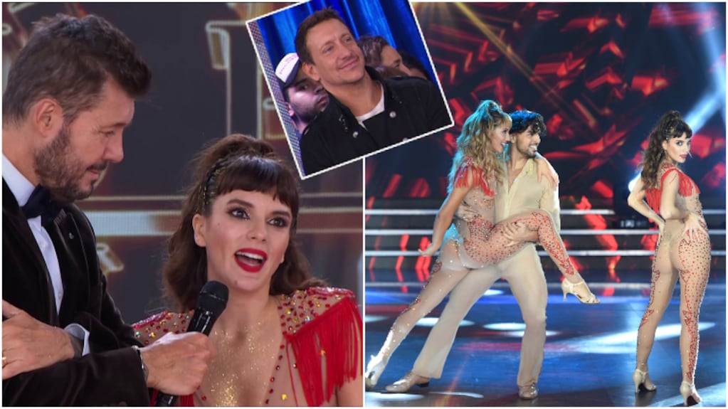 Gimena Accardi debutó en la salsa de tres del Súper Bailando