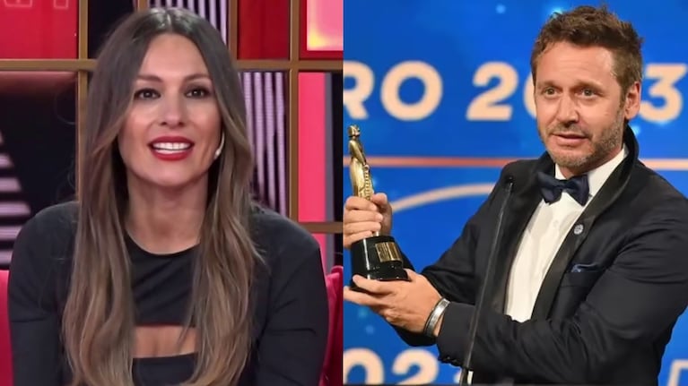 Pampita halagó fuerte a Benjamín Vicuña por su triunfo en los Martín Fierro 2023: “Es tremendo”