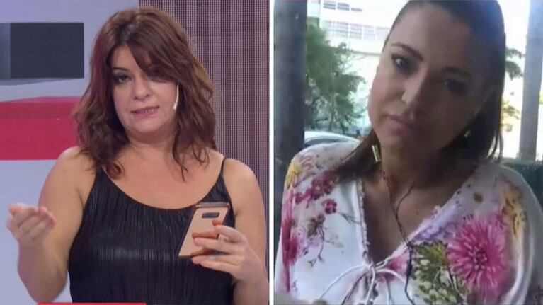 La reacción de Andrea Estévez cuando le preguntaron si quiere que su beba nazca en EE.UU. por la ciudadanía