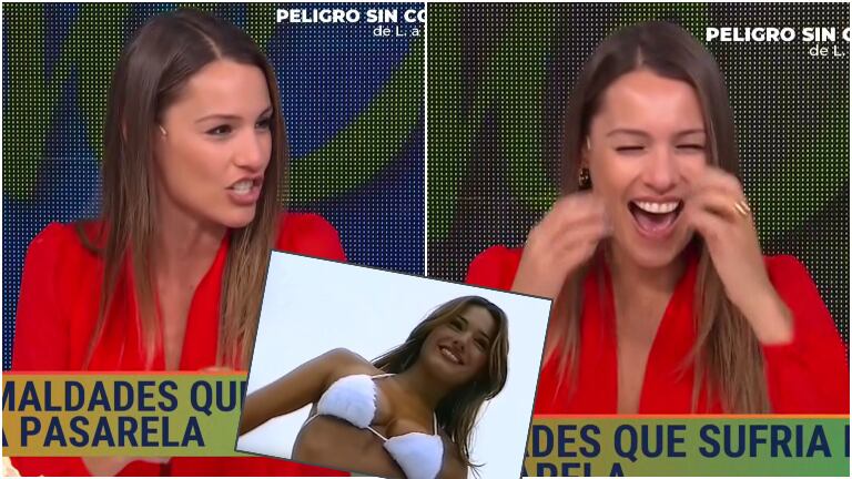 Pampita contó lo peor que le hicieron en un desfile: "¡El stress de estar cociendo parecía que se me salía el corazón!"