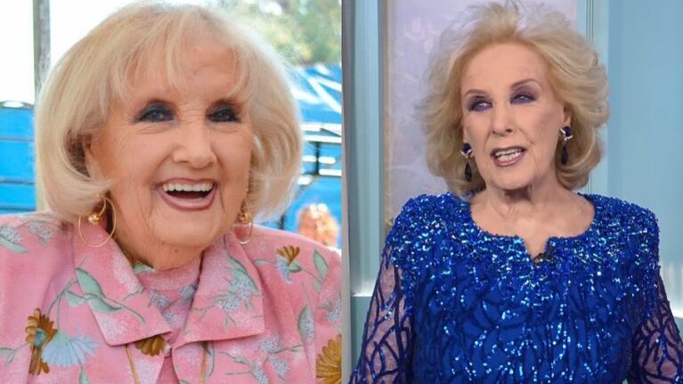 El recuerdo de Mirtha Legrand a su hermana en su regreso a la TV: "Me cuesta pensar que ya no está entre nosotros"
