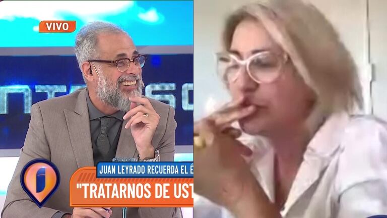 Mercedes Morán se prendió un cigarrillo en el aire de Intrusos