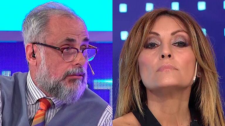 Fuerte cruce de Jorge Rial con Marcela Tauro al aire