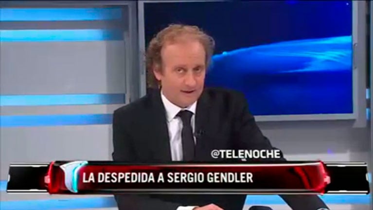 Así fue la despedida de Sergio Gendler de Telenoche, después de 21 años