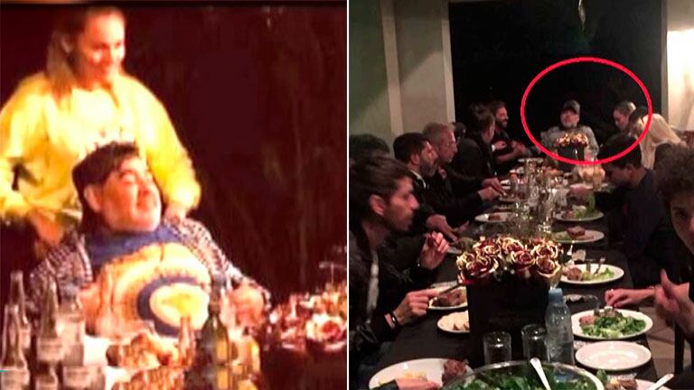 Tras la polémica: las fotos del cumpleaños de Maradona, luego de que Claudia Villafañe asegurara que hay un video de Diego mal de salud