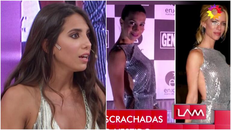 Cinthia Fernández, picante tras llevar con Nicole Neumman el mismo vestido: "Me miró y me corrió la cara"
