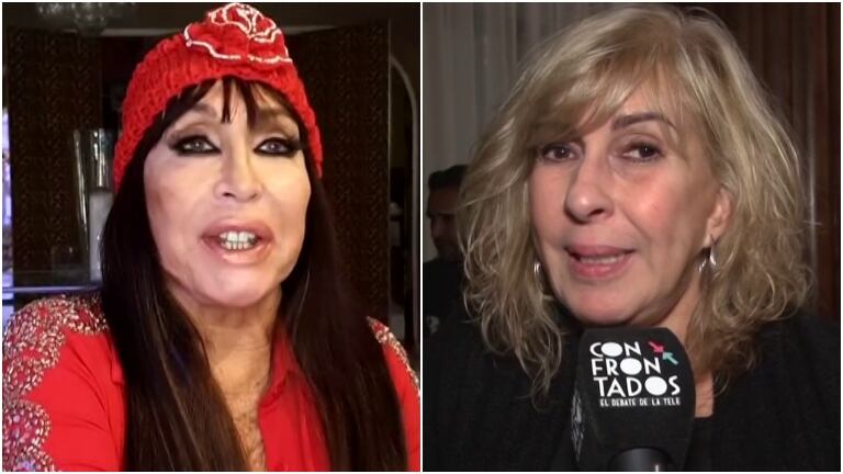 Moria Casán propuso no estar en el Cantando el día que participe Georgina Barbarossa para evitar conflictos