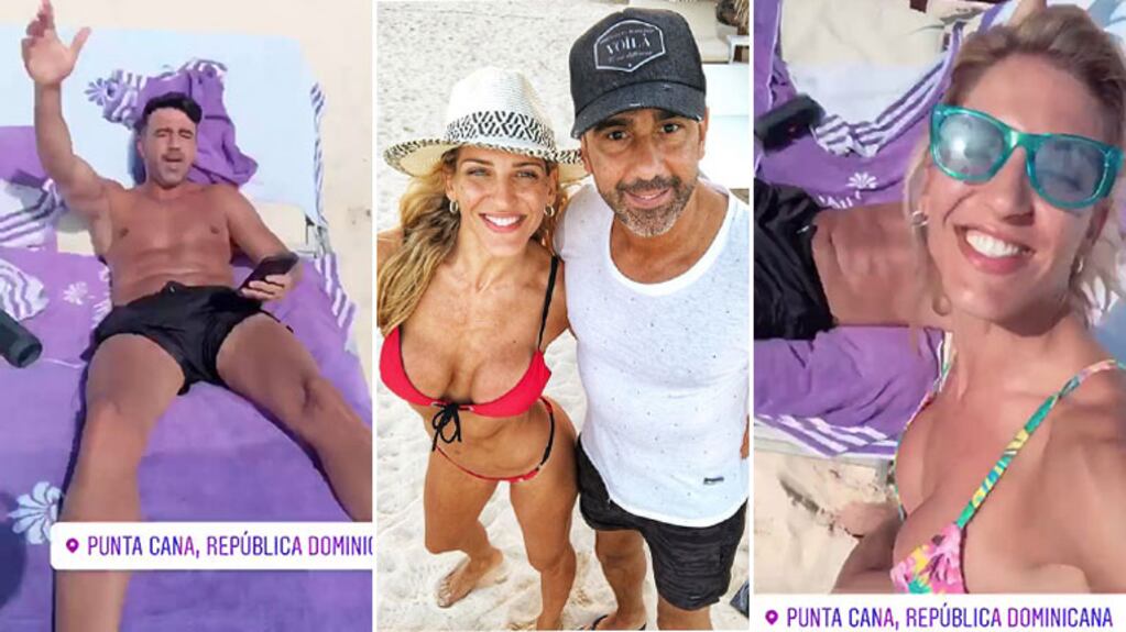 Los graciosos videos de las vacaciones de Fede Hoppe y Macarena Rinaldi en Punta Cana