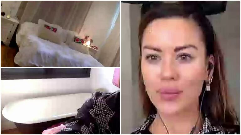 Karina Jelinek mostró su casa en La jaula de la moda