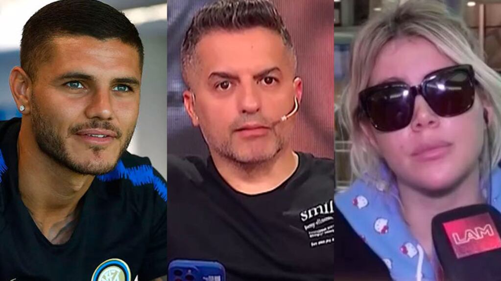 Mauro Icardi dio que hablar al interrumpir una entrevista en vivo de Wanda Nara con Ángel de Brito