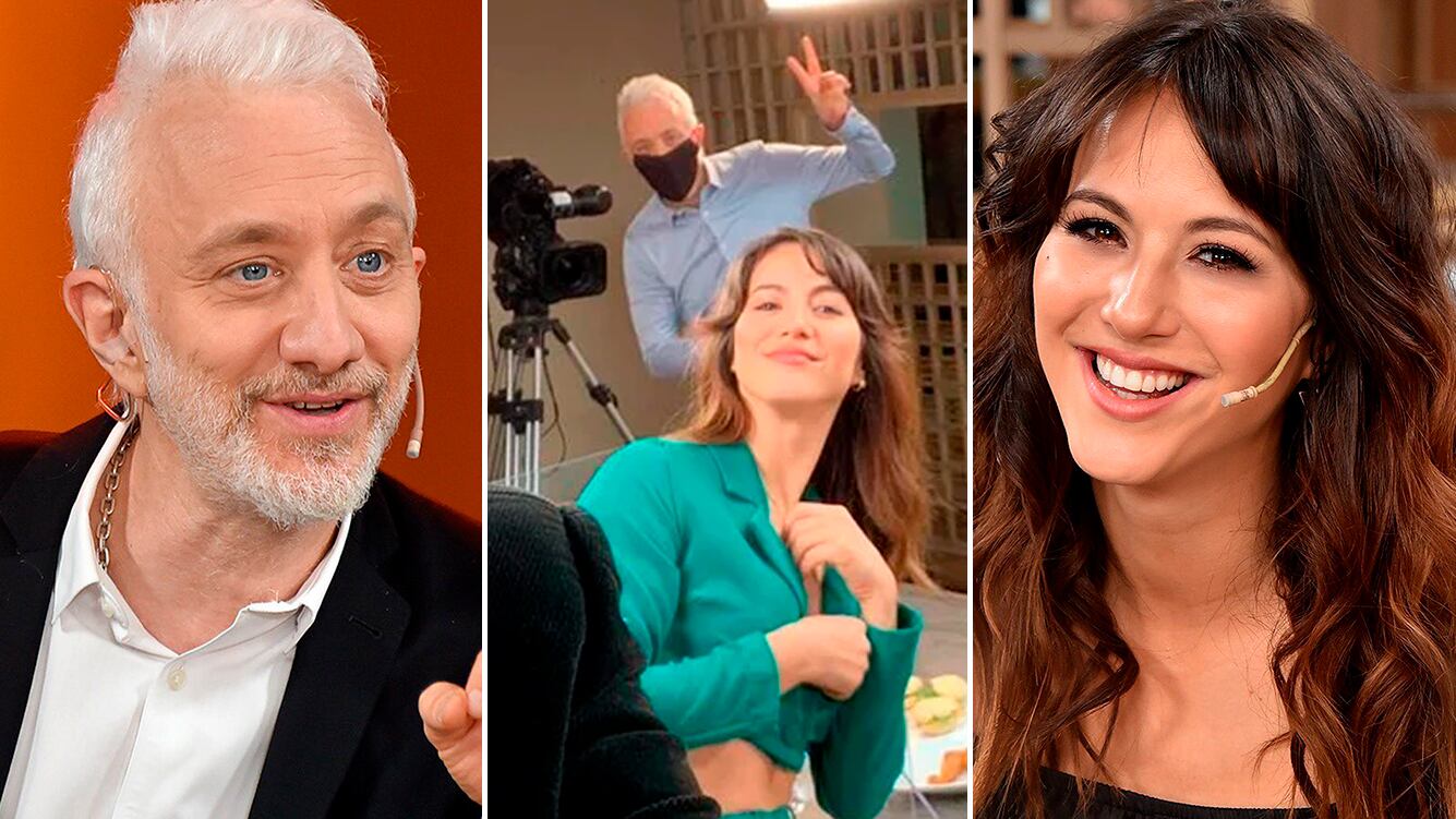 El reto de Flor Vigna a Andy: "Estás re obse, tirás alcohol en gel por todos lados y a todo el mundo"