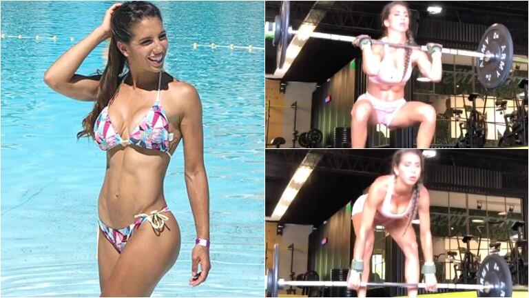 La exigente rutina de ejercicios de Cinthia Fernández para lucir sus músculos de acero
