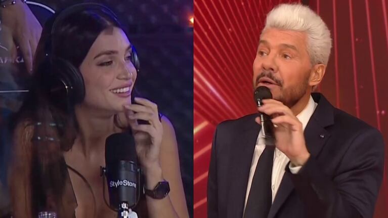 Tensísimo momento de Zaira Nara al plantársele a Tinelli en vivo: “No vine a que me hagan preguntas”